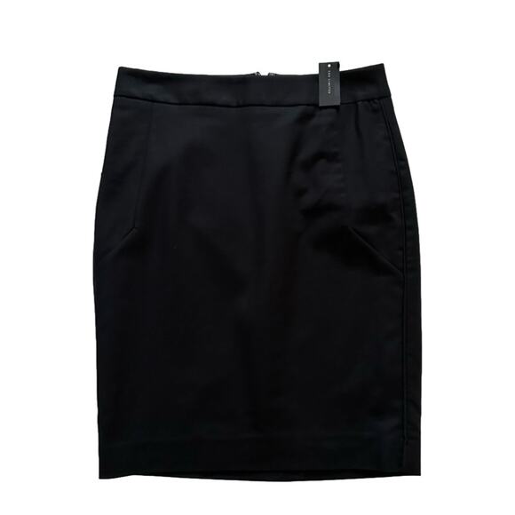 The Limited Skirt Black Cotton Classic Pencil Knee Length Tailored Pencil Size 2 - Picture 1 of 12